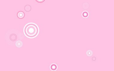 Lekeli açık pembe vektör arkaplanı. Soyut arka planda bulanık kabarcıklar ve renkli gradyan. Marka kitabınız için yeni şablon.
