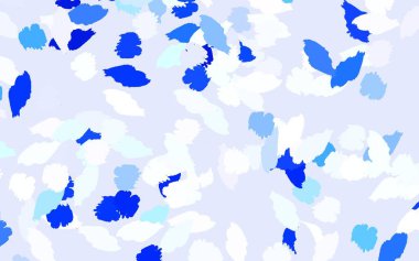 Açık pembe, soyut şekilli mavi vektör dokusu. Soyut gradyan şekilli basit renkli çizimler. Bir cep telefonu için arka plan.