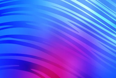 Açık Pembe, çizgileri olan mavi vektör arkaplan. Soyut ve gradyan renkte renkli çizimler. Fikirlerin için bir örnek..