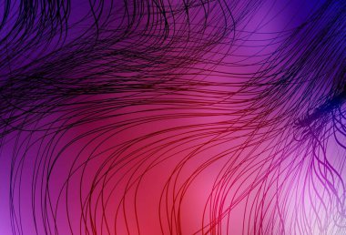 Açık pembe, kırmızı vektör renkli bulanık fon. Görüntü stili ve gradyanı olan yeni renkli çizimler. Web siteniz için bulanık tasarım.