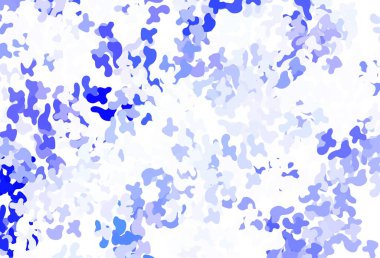 Soyut şekilli açık mor vektör arkaplanı. Soyut tarzda rengarenk gradyan şekilleri olan bir resim. Bir cep telefonu için arka plan.