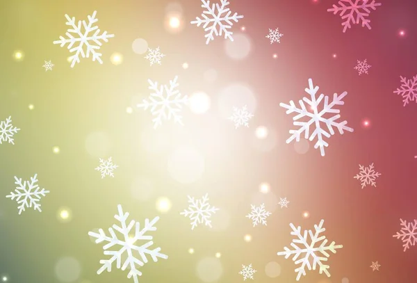 ライトグリーン 誕生日のスタイルでレッドベクトルテクスチャ クリスマスのシンプルでカラフルなイラストや看板 タイポグラフィのテンプレート — ストックベクタ