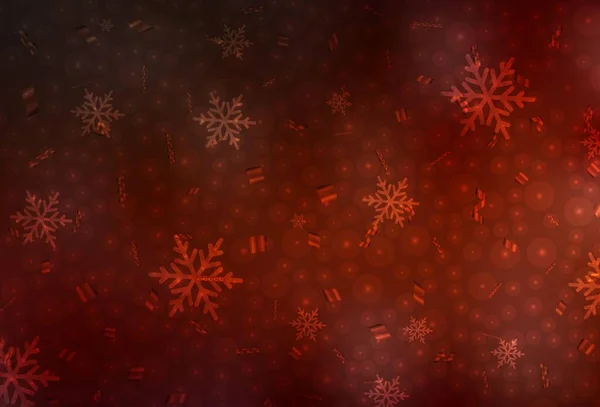 Темно Красная Векторная Текстура Стиле Дня Рождения Иллюстрация Градиентными Рождественскими — стоковый вектор