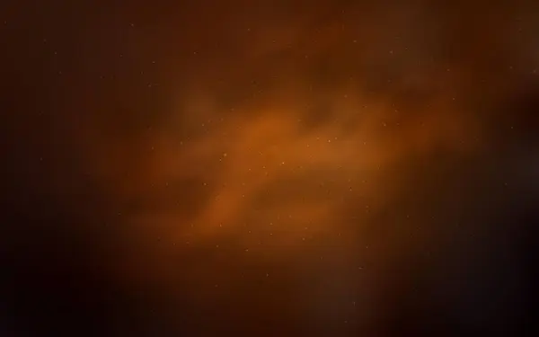 Σκούρο Πορτοκαλί Διάνυσμα Μοτίβο Νυχτερινό Ουρανό Αστέρια Θολή Διακοσμητική Σχεδίαση — Διανυσματικό Αρχείο