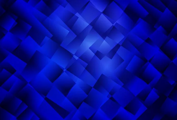 ダークブルーのベクトル背景は多角形です 長方形で抽象的なイラストをキラキラさせます ランディングページのモダンなテンプレート — ストックベクタ