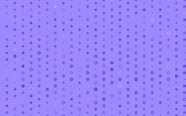 Textura Vectorial Azul Claro Con Discos Burbujas Borrosas Sobre Fondo — Vector de stock