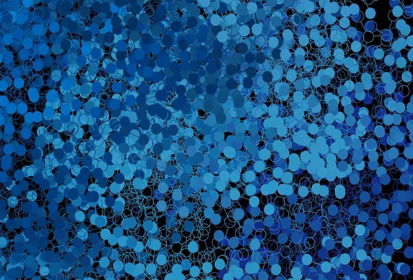 Texture Vectorielle Bleu Foncé Avec Disques Belle Illustration Colorée Avec — Image vectorielle