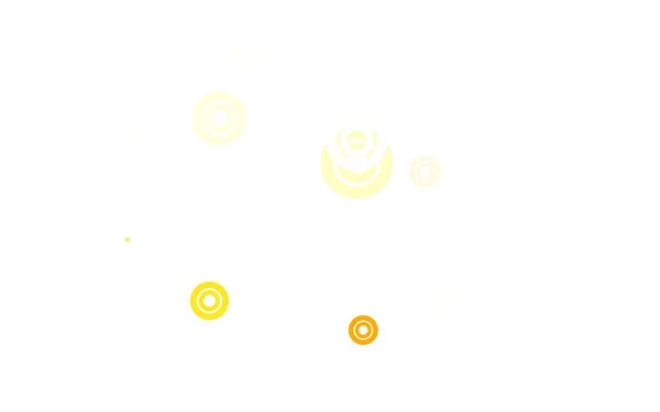 Ανοιχτό Μπλε Κίτρινο Διανυσματικό Φόντο Τελείες Όμορφη Έγχρωμη Απεικόνιση Θολή — Διανυσματικό Αρχείο