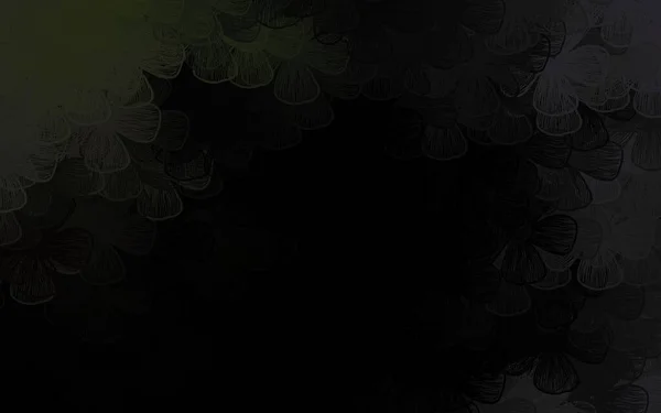 Темно Сірий Векторний Природний Фон Деревами Гілками Блискуча Абстрактна Ілюстрація — стоковий вектор
