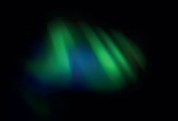 Koyu Yeşil Vektör Renkli Bulanık Arkaplan Görüntü Tarzında Tamamen Yeni — Stok Vektör