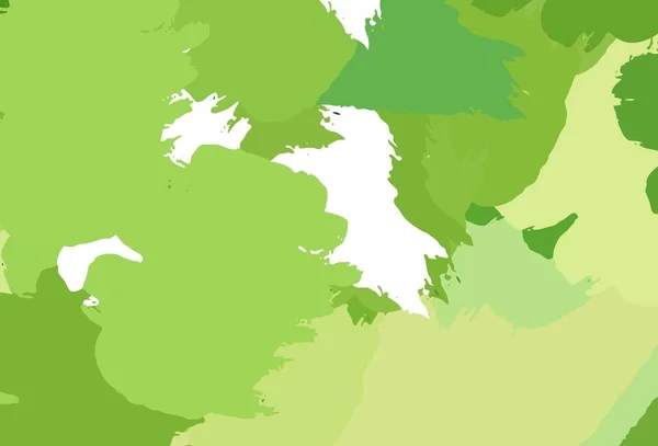 Светло Зеленая Желтая Векторная Текстура Различными Формами Простая Красочная Иллюстрация — стоковый вектор