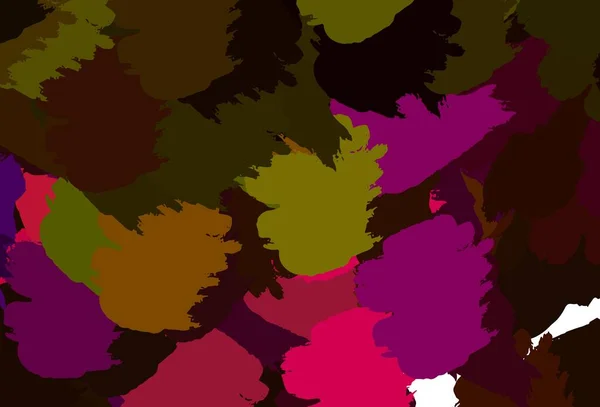 Fond Vectoriel Multicolore Clair Avec Des Formes Memphis Formes Chaotiques — Image vectorielle