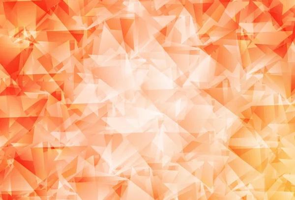 Açık Turuncu Vektör Çokgen arkaplanı. Origami stilinde gradyan ile yaratıcı geometrik illüstrasyon. Cep telefonunun arka planının şablonu.