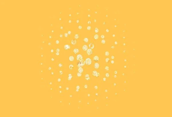 Φως Πορτοκαλί Διάνυσμα Φόντο Φυσαλίδες Όμορφη Έγχρωμη Απεικόνιση Θολή Κύκλους — Διανυσματικό Αρχείο
