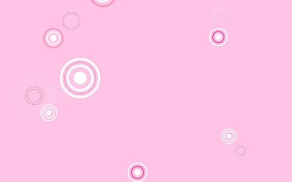 Fondo Vectorial Rosa Claro Con Manchas Burbujas Borrosas Sobre Fondo — Vector de stock