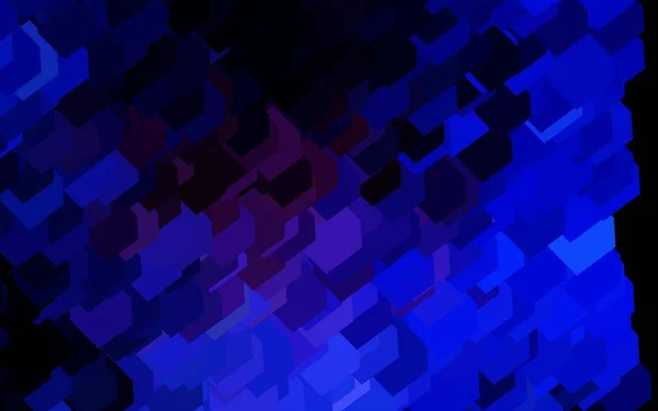 Tmavá Růžová Modré Vektorové Pozadí Obdélníky Třpytivé Abstraktní Ilustrace Obdélníkovými — Stockový vektor