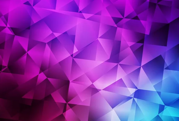 Rose Clair Bleu Vecteur Polygone Fond Abstrait Illustration Géométrique Style — Image vectorielle