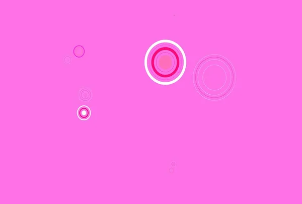 Світло Рожева Жовта Векторна Текстура Дисками Блискуча Абстрактна Ілюстрація Розмитими — стоковий вектор