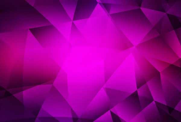 Gradiente Vectorial Púrpura Oscuro Triángulos Textura Ilustración Geométrica Estilo Origami — Vector de stock