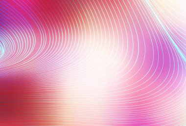 Açık Kırmızı, kıvrımlı çizgileri olan sarı vektör düzeni. Kavisli çizgilerden oluşan parlak bir illüstrasyon. Marka kitabı için şık bir desen.