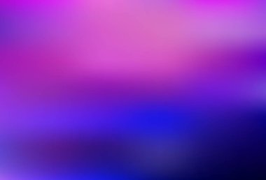 Açık pembe, mavi vektör bulanık parlak soyut arkaplan. Soyut ve gradyan renkte renkli çizimler. İşiniz için en iyi bulanık tasarım..