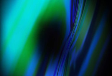 Koyu mavi vektör parlak soyut çizim. Parlak renkli bir illüstrasyon. Tasarımının yeni yolu.