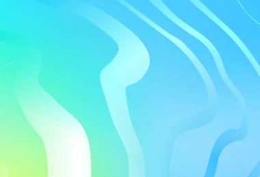 Açık mavi, çizgileri olan yeşil vektör deseni. Değişken çizgileri olan renkli geometrik örnek. Broşürler, broşürler için doku.