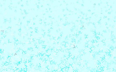 Açık mavi, yeşil vektör arkaplan ve yapay zeka formları. Parlak renkli bir illüstrasyon ve yapay zekanın gerçek yapısı. Poster ve teknoloji sembolü.