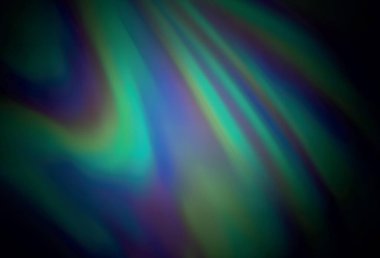 Koyu yeşil vektör soyut bulanık yerleşim. Gradyan tasarımlı, soyut, ışıltılı çizimler. Tasarımının yeni yolu.