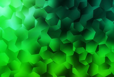 Koyu yeşil vektör düşük polimer arka plan. Yarım ton şeklinde, üçgenli yaratıcı illüstrasyon. Marka kitabınız için yeni şablon.