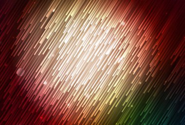 Koyu yeşil, kırmızı vektör arkaplan ve düz çizgiler. Soyut şablon üzerinde çizgileri olan renkli, parlak bir illüstrasyon. Meşgul web siteleriniz için şablon.