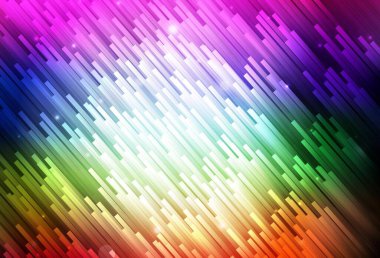 Tekrarlanan çubuklarla koyu renkli vektör şablonu. Soyut şablon üzerinde çizgileri olan renkli, parlak bir illüstrasyon. Güzel geçmişiniz için şablon.