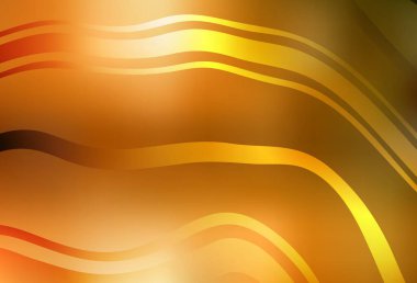 Açık Turuncu Vektör soyut düzeni. Gradyan tasarımlı, soyut, ışıltılı çizimler. Web siteniz için bulanık tasarım.