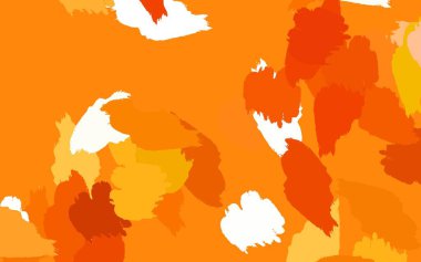 Karmaşık şekilli hafif turuncu vektör şablonu. Soyut gradyan şekilli basit renkli çizimler. İşiniz için en iyi akıllı tasarım.