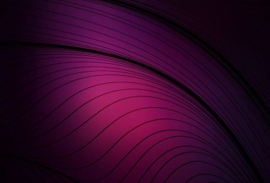 Wry çizgileri olan koyu pembe vektör şablonu. Eğimli çizgileri olan zarif parlak bir illüstrasyon. Marka kitabı için şık bir desen.