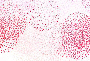 Dairesel açık pembe vektör şablonu. Bulanık dekoratif tasarım baloncuklu soyut tarzda. Duvar kağıtlarının dokusu için desen.