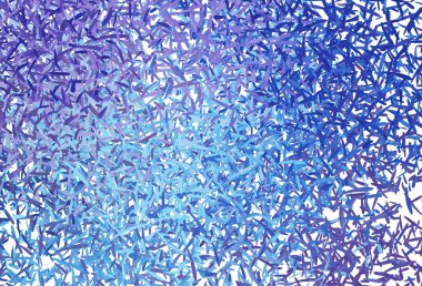 Açık pembe, düz çizgileri olan mavi vektör arkaplan. Bulanık dekoratif tasarım basit bir şekilde çizgilerle. Meşgul web siteleriniz için şablon.