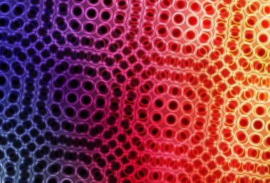 Açık pembe, baloncuklu sarı vektör arkaplan. Soyut arka planda bulanık kabarcıklar ve renkli gradyan. Marka kitabınız için yeni şablon.