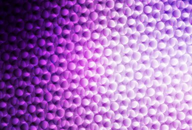 Açık Mor, küreli pembe vektör deseni. Parlak renkli soyut çemberlerin olduğu bir resim. Marka kitabınız için yeni şablon.