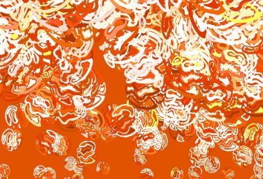 Rastgele şekilli açık kırmızı vektör deseni. Soyut tarzda rengarenk gradyan şekilleri olan bir resim. İşiniz için en iyi akıllı tasarım.