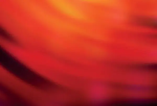 Rouge Foncé Fond Flou Abstrait Vecteur Jaune Illustration Abstraite Scintillante — Image vectorielle