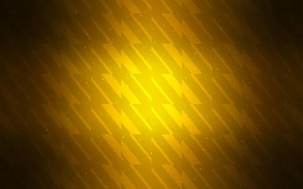 シャープなラインを持つダークオレンジベクトルパターン カラフルな棒で抽象的なイラストを光る ポスター バナーのパターン — ストックベクタ