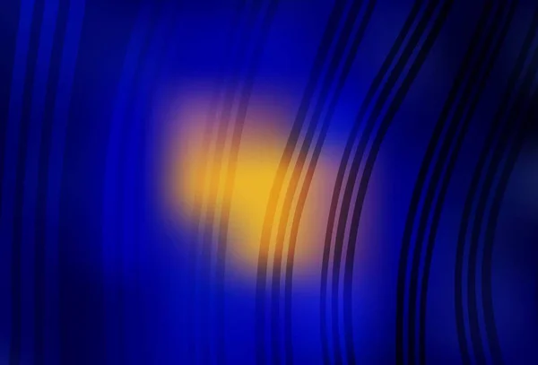 Темно Синя Червона Векторна Текстура Вигнутими Лініями Яскраві Барвисті Ілюстрації — стоковий вектор