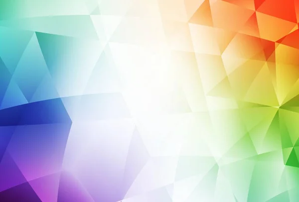 Texture Légère Triangles Vectoriels Multicolores Gradient Échantillon Géométrique Triangulaire Avec — Image vectorielle