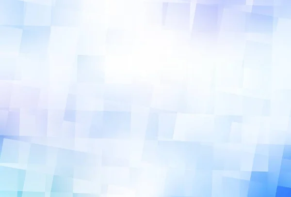 Світло Рожевий Синій Векторний Шаблон Ромбом Прекрасна Ілюстрація Прямокутниками Квадратами — стоковий вектор