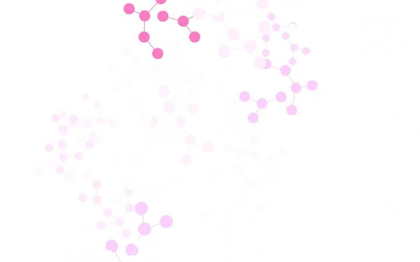 浅紫色矢量背景与人工智能的形式 带有渐变线和圆点的彩色人工智能结构 描述网络创新的设计 — 图库矢量图片
