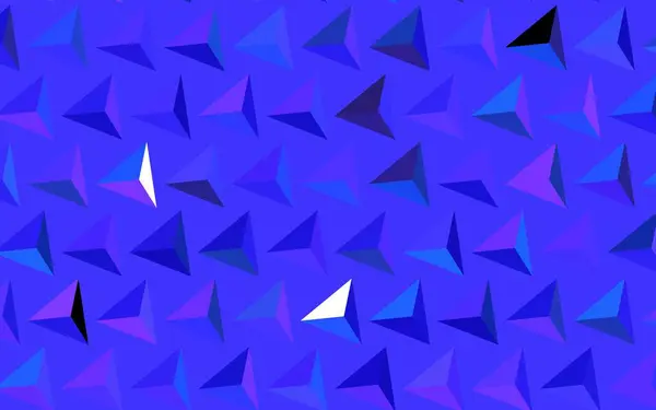 Fond Vectoriel Violet Foncé Avec Triangles Design Décoratif Dans Style — Image vectorielle