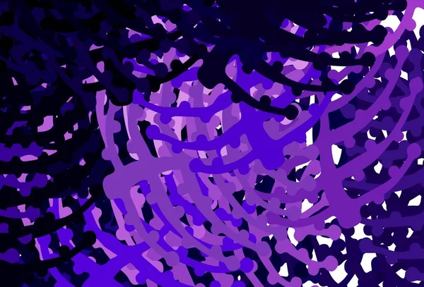 Dark Purple Textura Vetorial Rosa Com Formas Abstratas Ilustração Colorida — Vetor de Stock