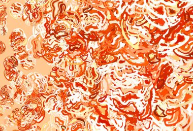 Açık kırmızı, soyut şekilli sarı vektör arkaplan. Soyut gradyan şekilli basit renkli çizimler. İşiniz için en iyi akıllı tasarım.