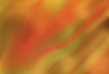 Koyu sarı vektör parlak deseni bulanıklaştırdı. Gradyan tasarımlı, soyut, ışıltılı çizimler. İş tasarımınız için yeni biçim.